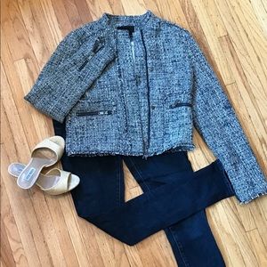 NWT Banana Republic Tweed Moto Jacket
